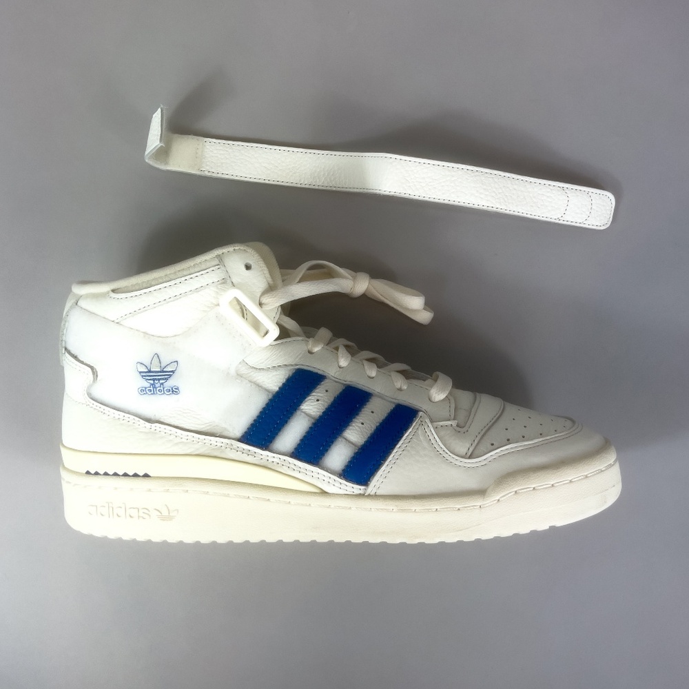 Adidas Originals Mens Basketball Forum Mid sneakers with Patches - Picture 6 of 11